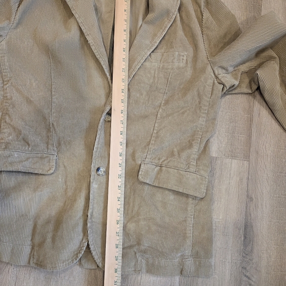 Old Navy  Mens Lg Tan Corduroy Sportcoat Academia Blazer Outdoor Cotton Rugged - Picture 9 of 12